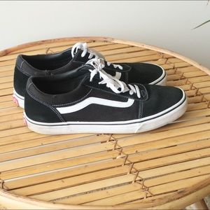 Vans Old Skool Black & White Skate Shoes